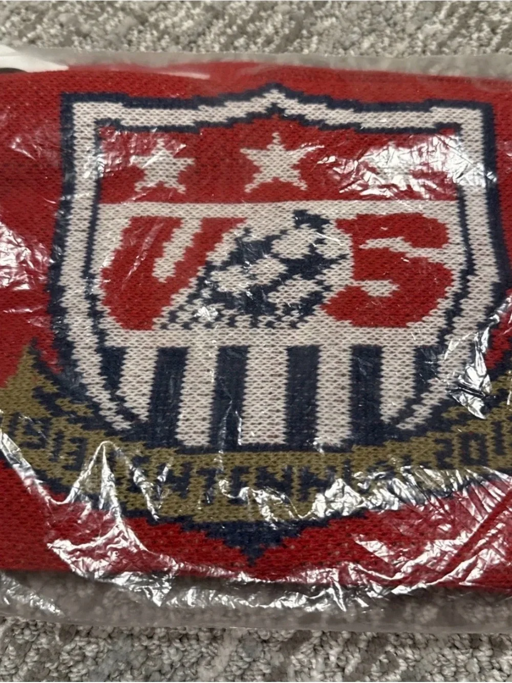NEW 2013 USMNT Honduras Scarf USA US Soccer Centennial Proof Through The Night